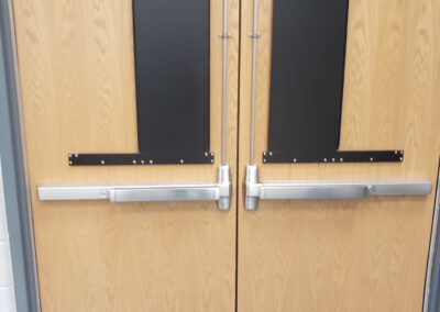 doors with window armor