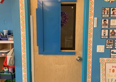 half-glass blue open