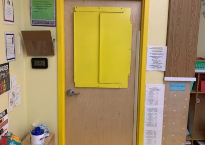 half-glass yellow closed